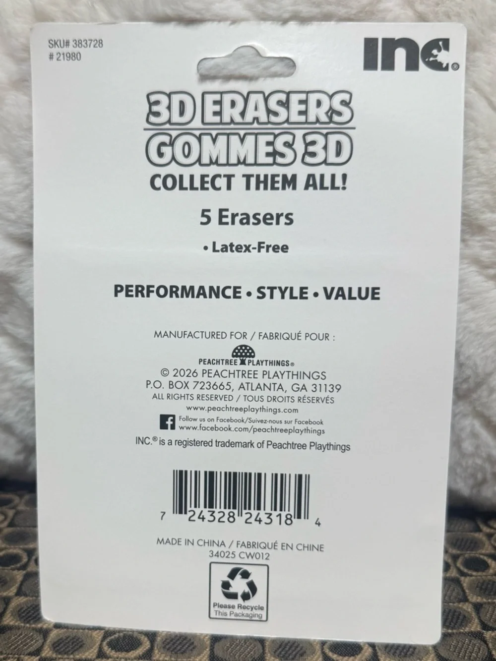 inc. 3D Sushi Erasers - Multi Color Set - Picture 2 of 2